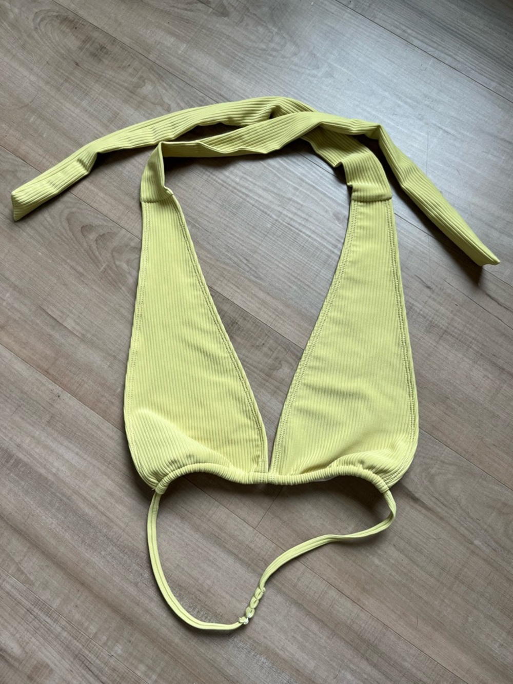 Tularosa Key Lime Green Bikini String Top M